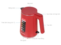 Bình đun siêu tốc Sharp 1 lít EKJ-10DVPS-RD - Giá rẻ nhất hôm nay - Ảnh 5