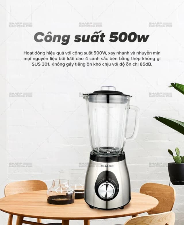 So sánh giá Máy xay sinh tố đa năng Sharp EM-S155GV-ST rẻ nhất? - Ảnh 10