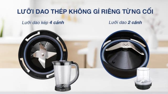 So sánh giá Máy xay sinh tố đa năng Sharp EM-S155PV-WH rẻ nhất? - Ảnh 19