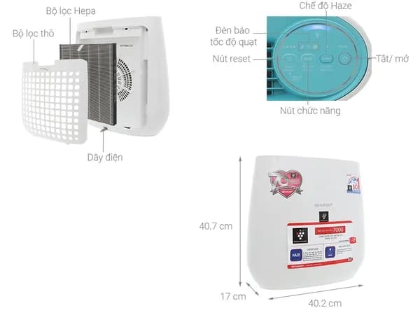 So sánh giá Máy lọc không khí Sharp FP-J30E-A 50W rẻ nhất? - Ảnh 9