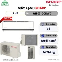 Máy lạnh Sharp Inverter 1 HP AH-X10CEWC - Giá rẻ nhất hôm nay - Ảnh 15
