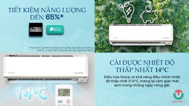 So sánh giá Máy lạnh Sharp Inverter 1 HP AH-X10CEWC rẻ nhất? - Ảnh 19