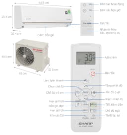 Máy lạnh Sharp Inverter 1 HP AH-X10CEWC - Giá rẻ nhất hôm nay - Ảnh 3