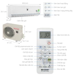 Máy lạnh Sharp Inverter 1 HP AH-XP10BSW - Giá rẻ nhất hôm nay - Ảnh 2