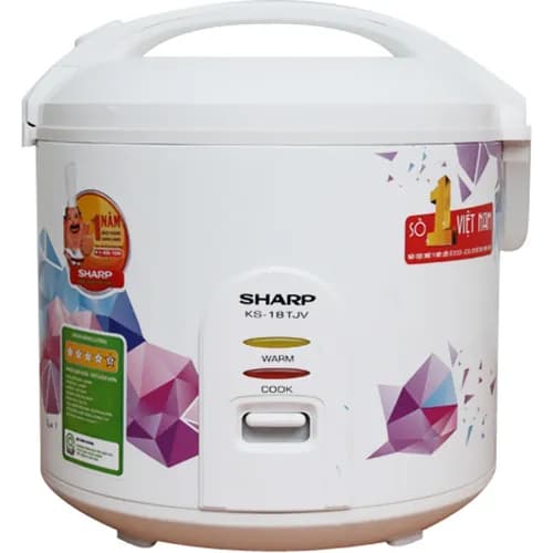 Nồi cơm nắp gài Sharp 1.8 lít KS-18TJV - Ảnh 10