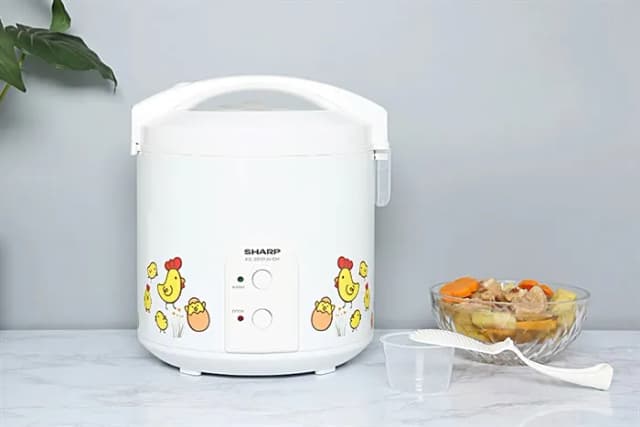 So sánh giá Nồi cơm nắp gài Sharp 2.2 lít KS-223TJV-CH rẻ nhất? - Ảnh 2