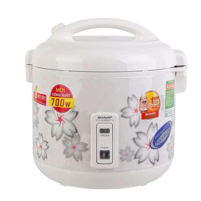 Nồi cơm nắp gài Sharp 1.8 lít KS-N182ETV - Ảnh 1