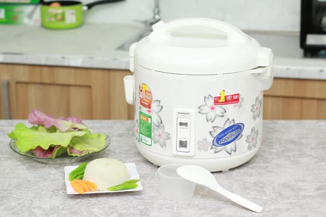 So sánh giá Nồi cơm nắp gài Sharp 1.8 lít KS-N182ETV rẻ nhất? - Ảnh 2