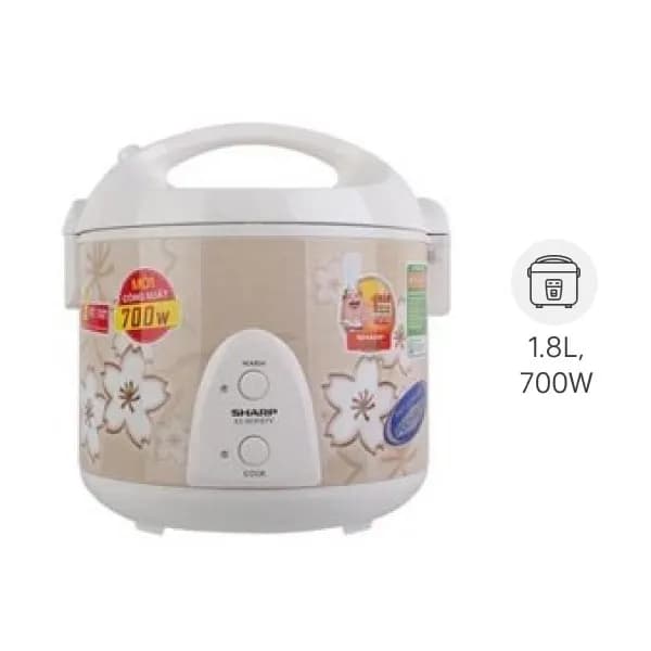 Nồi cơm nắp gài Sharp 1.8 lít KS-N191ETV - Ảnh 4