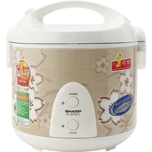 So sánh giá Nồi cơm nắp gài Sharp 1.8 lít KS-N191ETV rẻ nhất? - Ảnh 2