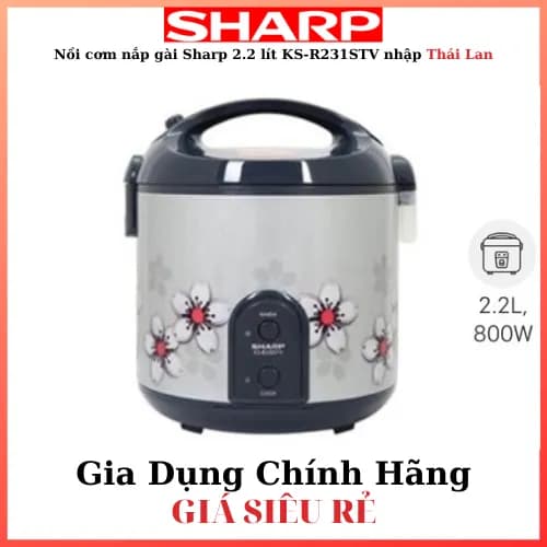 So sánh giá Nồi cơm nắp gài Sharp 2.2 lít KS-R231STV rẻ nhất? - Ảnh 15