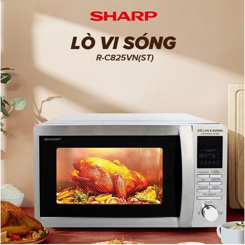 So sánh giá Lò vi sóng Sharp R-C825VN(ST) 25 lít - Tìm sản phẩm giá rẻ nhất - Ảnh 6