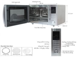 So sánh giá Lò vi sóng Sharp R-C825VN(ST) 25 lít - Tìm sản phẩm giá rẻ nhất - Ảnh 8