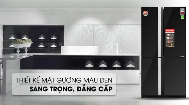 So sánh giá Tủ lạnh Sharp Inverter 605 lít Multi Door SJ-FX688VG-BK rẻ nhất? - Ảnh 18