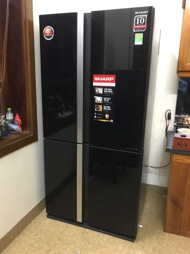 So sánh giá Tủ lạnh Sharp Inverter 605 lít Multi Door SJ-FX688VG-BK rẻ nhất? - Ảnh 8