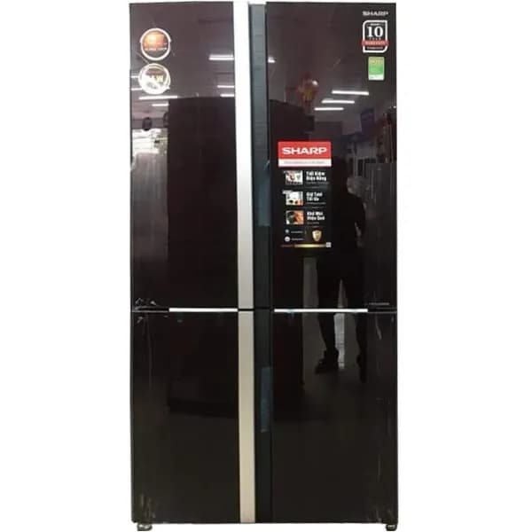 So sánh giá Tủ lạnh Sharp Inverter 605 lít Multi Door SJ-FX688VG-BK rẻ nhất? - Ảnh 10