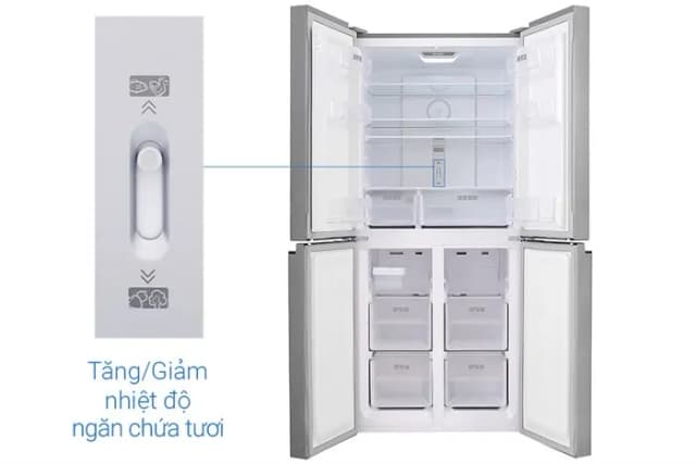 So sánh giá Tủ lạnh Sharp Inverter 401 lít Multi Door SJ-FXP480V-SL rẻ nhất? - Ảnh 15