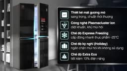 Tủ lạnh Sharp Inverter 401 lít Multi Door SJ-FXP480VG-BK - Giá rẻ nhất hôm nay - Ảnh 2