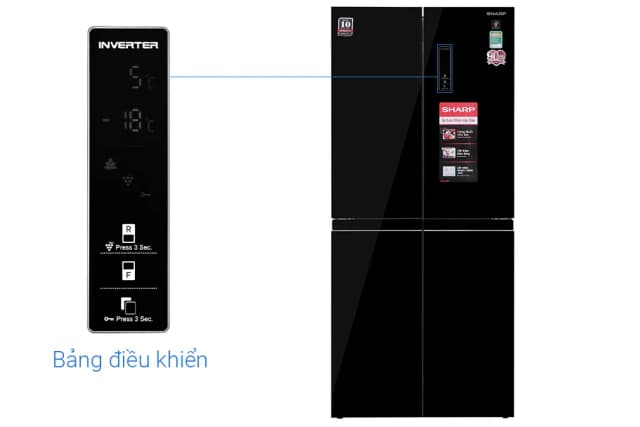 So sánh giá Tủ lạnh Sharp Inverter 401 lít Multi Door SJ-FXP480VG-BK rẻ nhất? - Ảnh 14