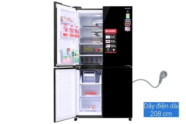So sánh giá Tủ lạnh Sharp Inverter 525 lít Multi Door SJ-FXP600VG-BK rẻ nhất? - Ảnh 11