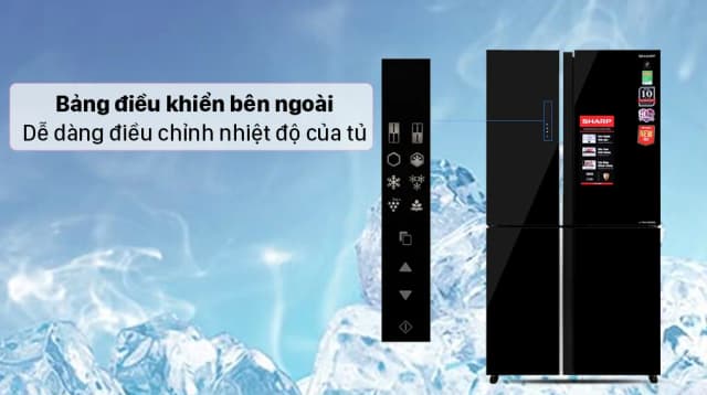 So sánh giá Tủ lạnh Sharp Inverter 525 lít Multi Door SJ-FXP600VG-BK rẻ nhất? - Ảnh 16