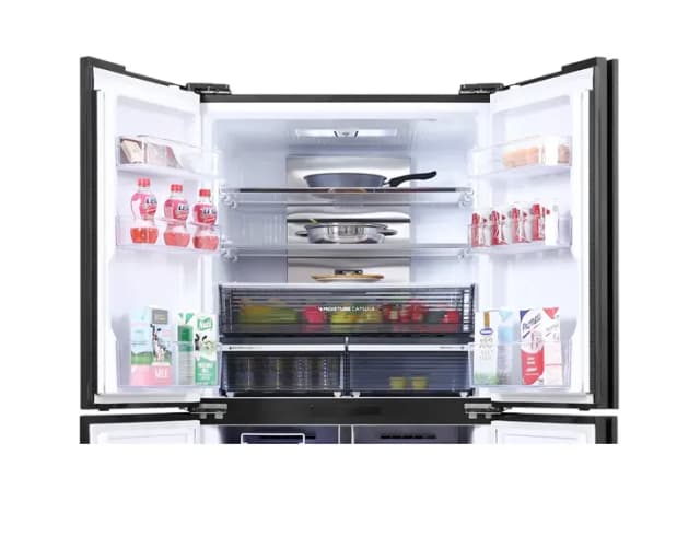 So sánh giá Tủ lạnh Sharp Inverter 525 lít Multi Door SJ-FXP600VG-BK rẻ nhất? - Ảnh 17