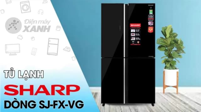 So sánh giá Tủ lạnh Sharp Inverter 525 lít Multi Door SJ-FXP600VG-BK rẻ nhất? - Ảnh 5