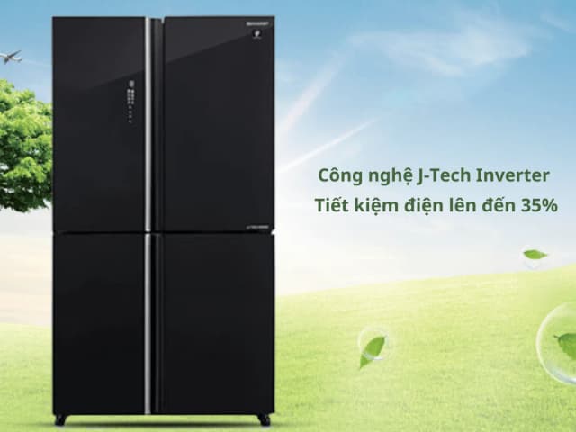 So sánh giá Tủ lạnh Sharp Inverter 572 lít Multi Door SJ-FXP640VG-BK rẻ nhất? - Ảnh 16