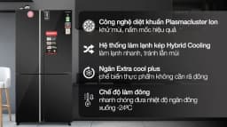 Tủ lạnh Sharp Inverter 572 lít Multi Door SJ-FXP640VG-BK - Giá rẻ nhất hôm nay - Ảnh 4