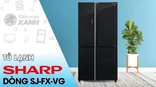 So sánh giá Tủ lạnh Sharp Inverter 572 lít Multi Door SJ-FXP640VG-BK rẻ nhất? - Ảnh 5