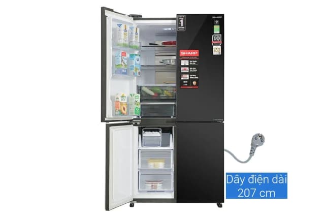 So sánh giá Tủ lạnh Sharp Inverter 572 lít Multi Door SJ-FXP640VG-BK rẻ nhất? - Ảnh 6