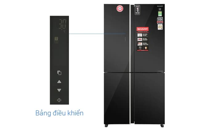 So sánh giá Tủ lạnh Sharp Inverter 572 lít Multi Door SJ-FXP640VG-BK rẻ nhất? - Ảnh 8