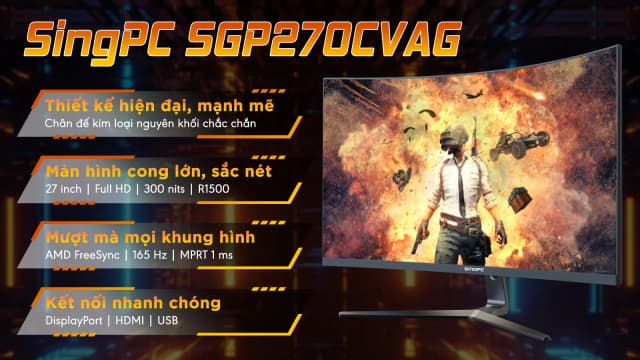 Top 1 so sánh giá Màn hình Gaming SingPC Q27CF120-VAG (27 inch, Full HD, VA, 120Hz, 2ms) - Tìm sản phẩm giá rẻ nhất - Ảnh 24