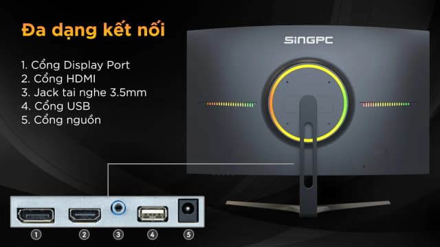 Top 1 so sánh giá Màn hình Gaming SingPC Q27CF120-VAG (27 inch, Full HD, VA, 120Hz, 2ms) - Tìm sản phẩm giá rẻ nhất - Ảnh 8