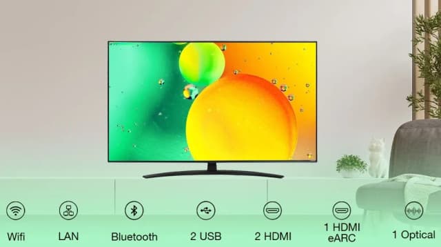So sánh giá Smart Tivi NanoCell LG AI 4K 55 inch 55NANO76SQA rẻ nhất? - Ảnh 16
