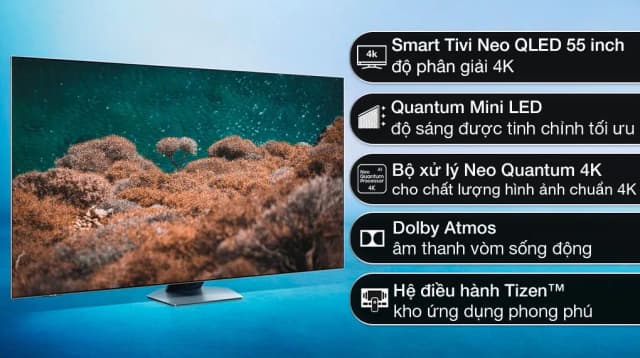 So sánh giá Smart Tivi Neo QLED Samsung AI 4K 55 inch QA55QN85B rẻ nhất? - Ảnh 3