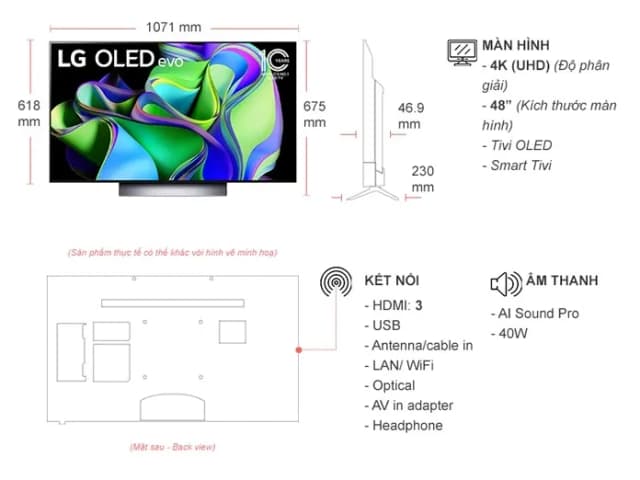 Top 1 so sánh giá Smart Tivi OLED LG 4K 48 inch 48A2PSA - Tìm sản phẩm giá rẻ nhất - Ảnh 71