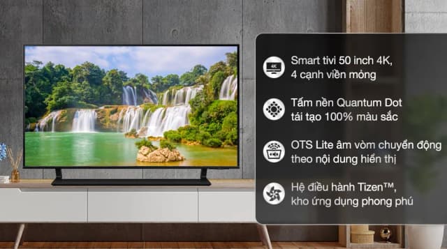 So sánh giá Smart Tivi QLED Samsung 4K 50 inch QA50Q60B rẻ nhất? - Ảnh 2