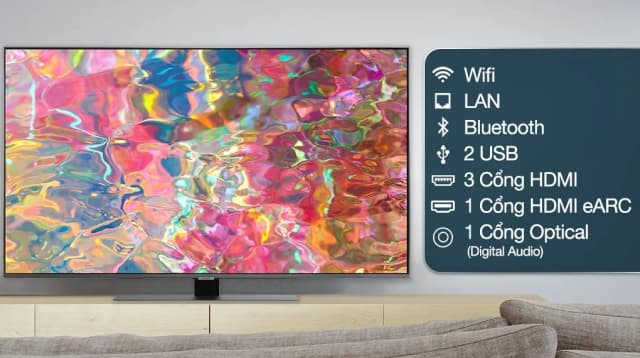 So sánh giá Smart Tivi QLED Samsung AI 4K 55 inch QA55Q80B rẻ nhất? - Ảnh 7
