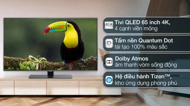So sánh giá Smart Tivi QLED Samsung AI 4K 65 inch QA65Q80B rẻ nhất? - Ảnh 2