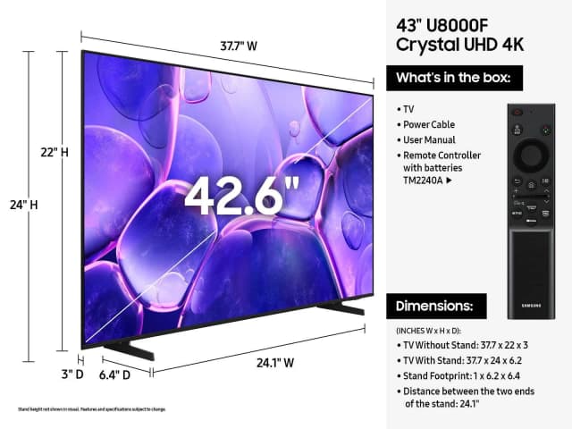 Top 1 so sánh giá Smart Tivi Samsung 4K Crystal UHD 43 inch UA43BU8000 - Tìm sản phẩm giá rẻ nhất - Ảnh 31
