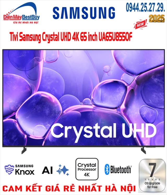 So sánh giá Smart Tivi Crystal UHD Samsung 4K 65 inch UA65U8550F rẻ nhất? - Ảnh 10
