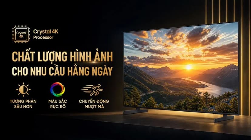 Smart Tivi Crystal UHD Samsung AI 4K 43 inch UA43U8000H - Giá rẻ nhất hôm nay - Ảnh 3