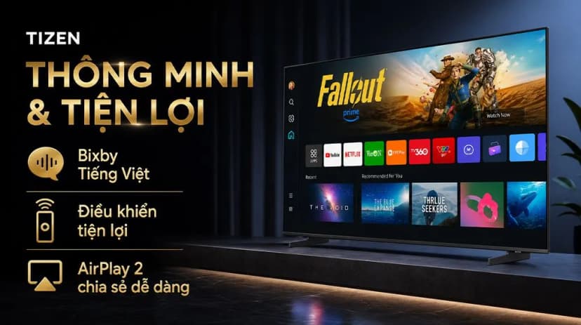 Smart Tivi Crystal UHD Samsung AI 4K 43 inch UA43U8000H - Giá rẻ nhất hôm nay - Ảnh 4