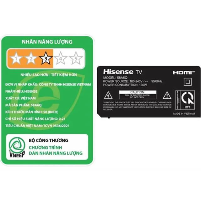 So sánh giá Smart Tivi Hisense 4K 58 inch 58A6Q rẻ nhất? - Ảnh 8