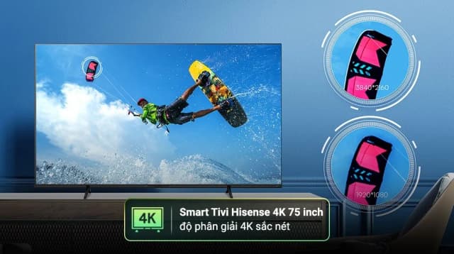 So sánh giá Smart Tivi Hisense 4K 75 inch 75A6Q rẻ nhất? - Ảnh 7