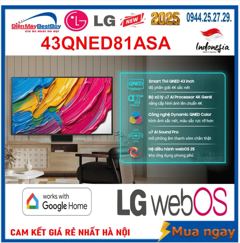 Smart Tivi LG AI 4K 43 inch 43NU855BPSA - Giá rẻ nhất hôm nay - Ảnh 18