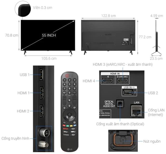 Top 1 so sánh giá Smart Tivi LG AI 4K 55 inch 55NU855BPSA - Tìm sản phẩm giá rẻ nhất - Ảnh 18