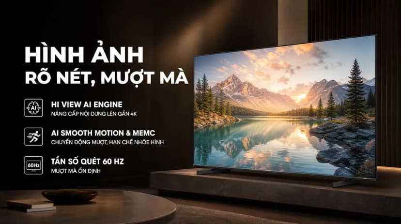 Smart Tivi Mini LED Hisense AI 4K 65 inch 65U6SE - Giá rẻ nhất hôm nay - Ảnh 4