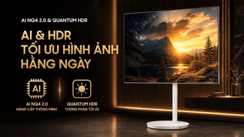 Smart Tivi Moving Style Samsung AI 2K 27 inch UA27LSM7FA - Giá rẻ nhất hôm nay - Ảnh 4